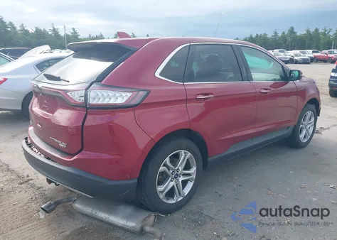 2017 Ford Edge Titanium from USA, damaged, VIN 2FMPK4K92HBB39953